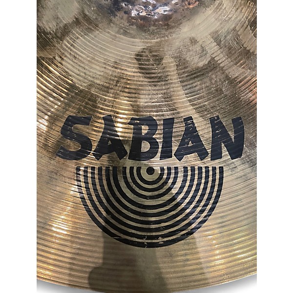 Used SABIAN 21in HH Raw Bell Dry Ride Brilliant Cymbal