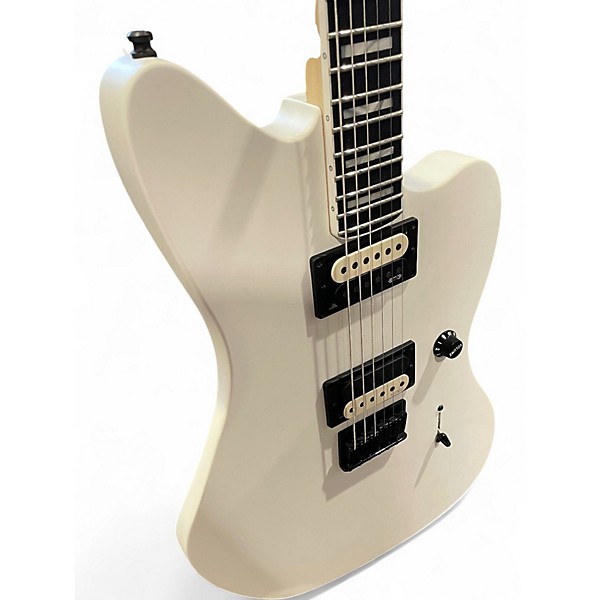 Used Fender Jim Root Signature Jazzmaster White Solid Body Electric Guitar