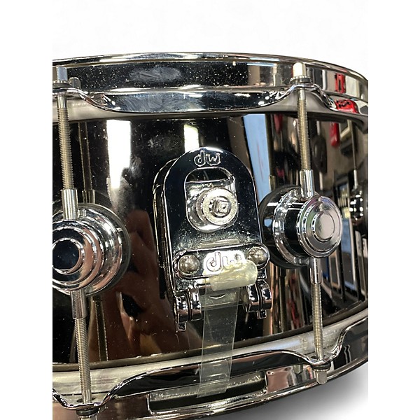 Used DW 14X6.5 Collector's Series Snare nickel over brass Drum