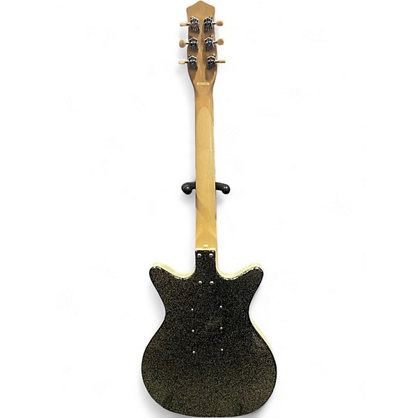 Used Danelectro DC-3 BLACK SPARKLE Solid Body Electric Guitar
