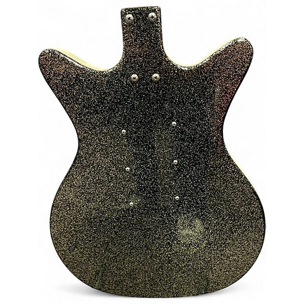 Used Danelectro DC-3 BLACK SPARKLE Solid Body Electric Guitar