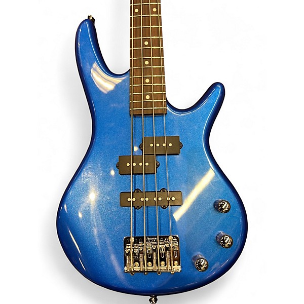 Used Ibanez GIO MIKRO Blue Electric Bass Guitar