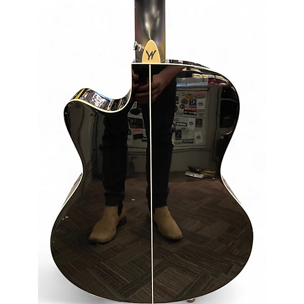 Used Washburn DFBACEB-U Deep Forest Burl Acoustic Electric Guitar