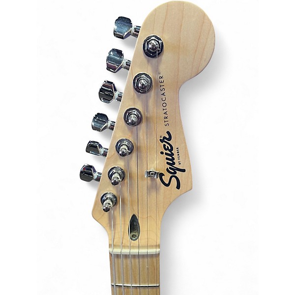 Used Squier SONIC STRATOCASTER HSS Black Solid Body Electric Guitar