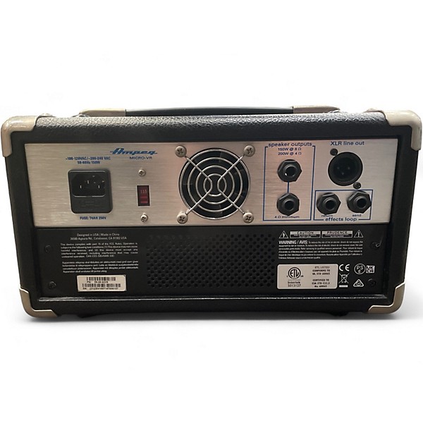 Used Ampeg Micro-VR 200W Bass Amp Head