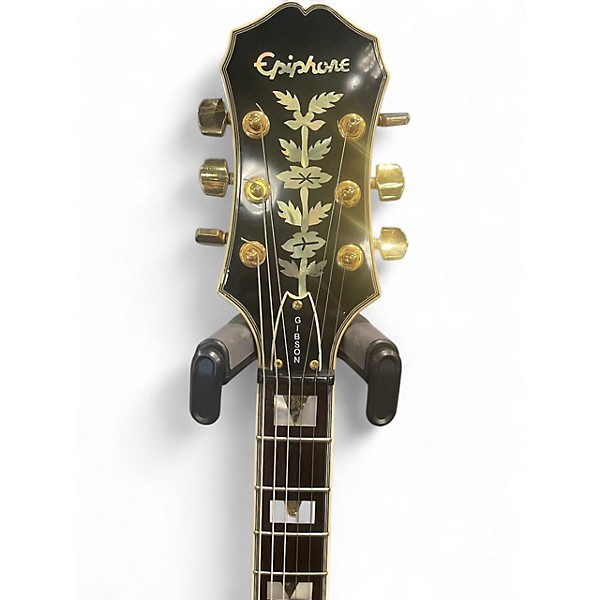 Used Epiphone Sheraton Natural Hollow Body Electric Guitar