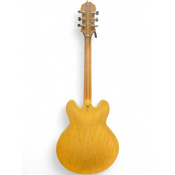 Used Epiphone Sheraton Natural Hollow Body Electric Guitar