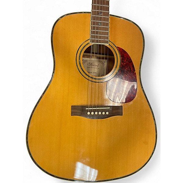 Used Ventura V6 Natural Acoustic Guitar