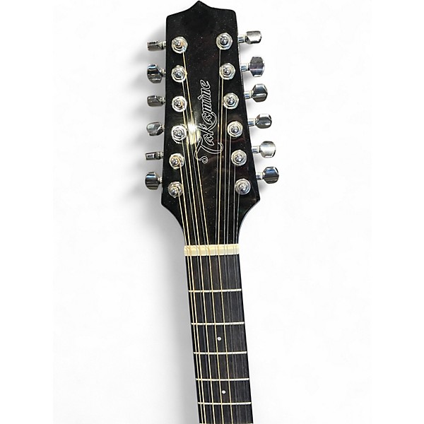 Used Takamine GD30CE-12 Black 12 String Acoustic Electric Guitar