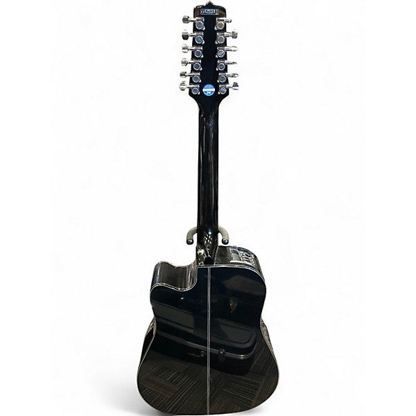 Used Takamine GD30CE-12 Black 12 String Acoustic Electric Guitar