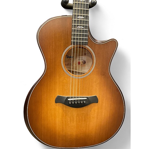 Used Taylor 614 BUILDERS EDITION 2 Color Sunburst Acoustic Electric Guitar