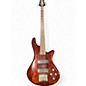 Used Schecter Guitar Research Stiletto Deluxe 4 String Brown Electric Bass Guitar thumbnail