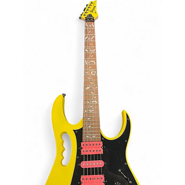 Used Ibanez JEMJR Yellow Solid Body Electric Guitar