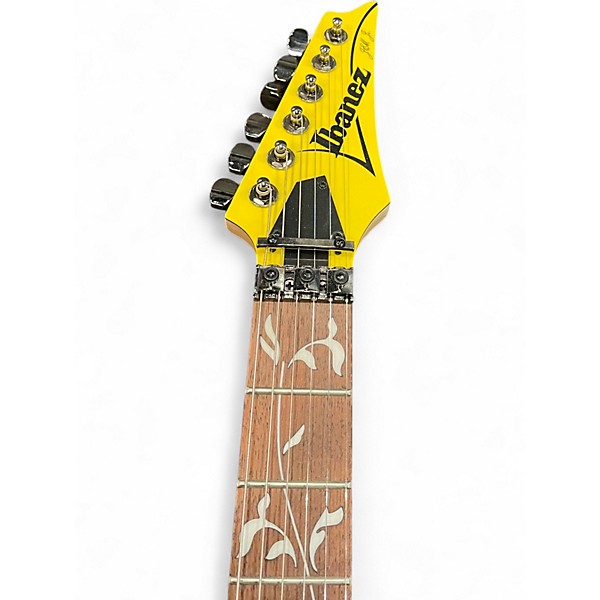 Used Ibanez JEMJR Yellow Solid Body Electric Guitar