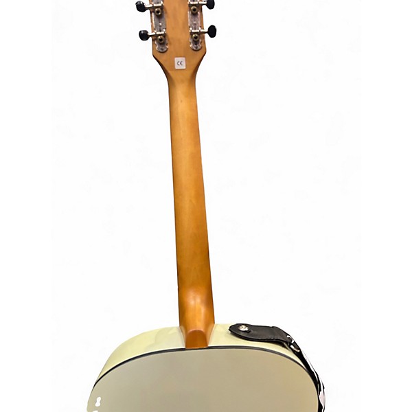 Used Fender Tim Armstrong Hellcat silver Acoustic Electric Guitar