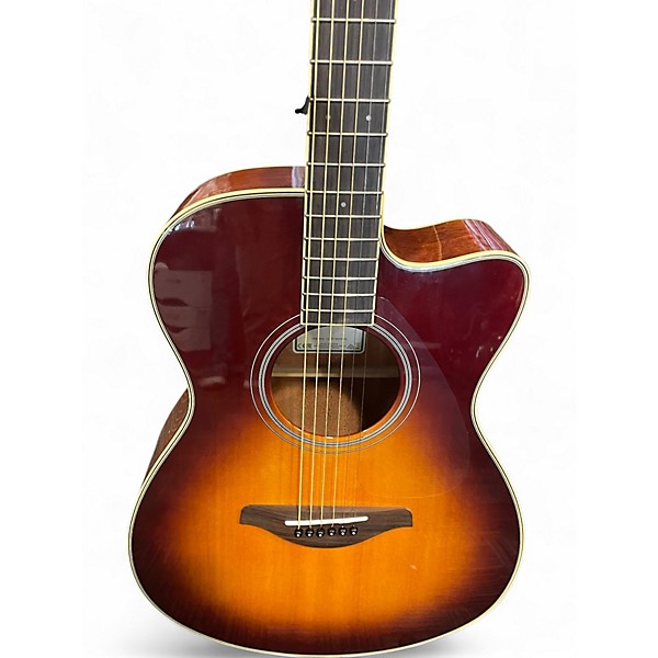 Used Yamaha fsc-ta 2 Color Sunburst Acoustic Electric Guitar