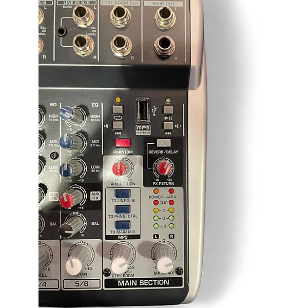 Used Behringer Xenyx QX602MP3 Unpowered Mixer