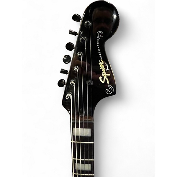 Used 2017 Squier Vintage Modified Baritone Jazzmaster BLACK Solid Body Electric Guitar