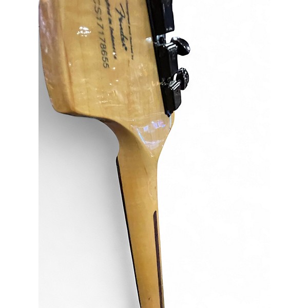 Used 2017 Squier Vintage Modified Baritone Jazzmaster BLACK Solid Body Electric Guitar