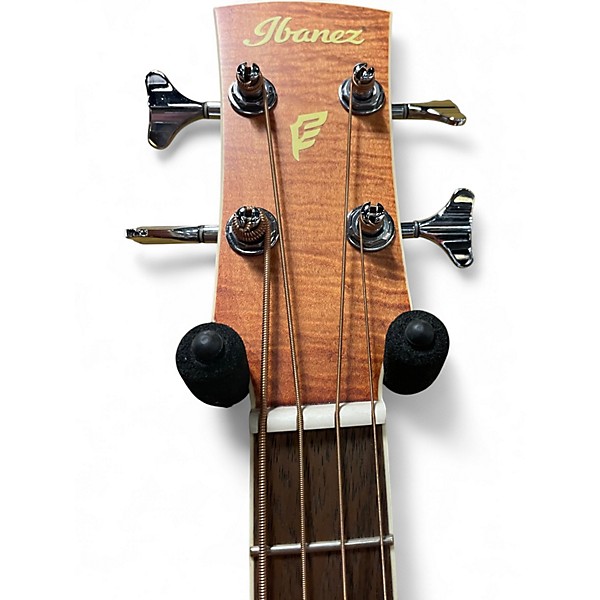 Used Ibanez PNB14E-OPN Mahogany Acoustic Bass Guitar
