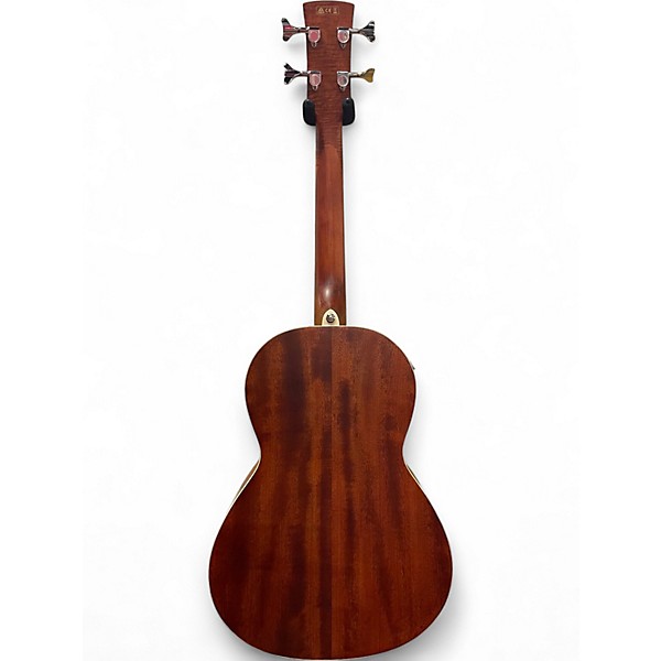Used Ibanez PNB14E-OPN Mahogany Acoustic Bass Guitar