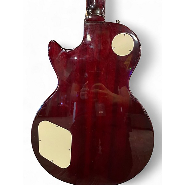 Used Epiphone Les Paul 1960 Tribute Plus Black Cherry Solid Body Electric Guitar