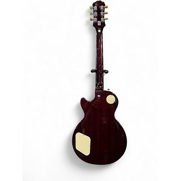Used Epiphone Les Paul 1960 Tribute Plus Black Cherry Solid Body Electric Guitar