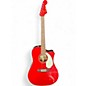 Used Fender Sonoran SCE Candy Apple Red Acoustic Electric Guitar thumbnail