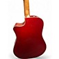 Used Fender Sonoran SCE Candy Apple Red Acoustic Electric Guitar