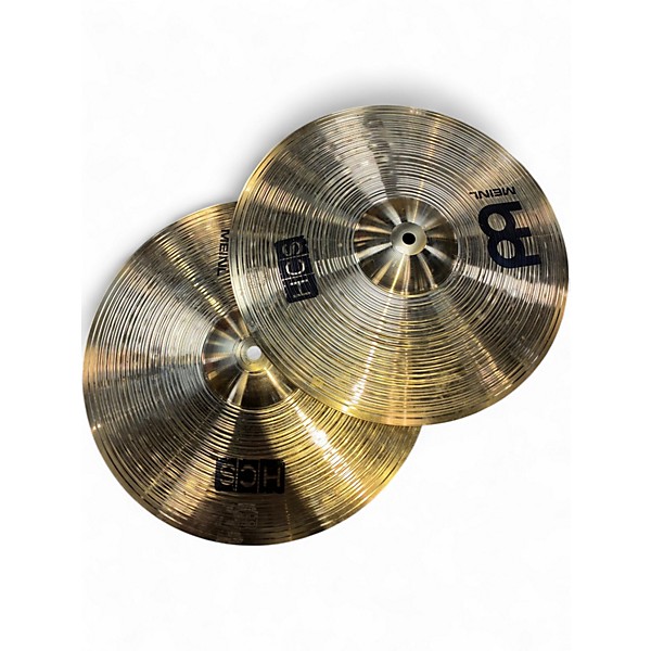Used MEINL 14in HCS Hi Hat Pair Cymbal