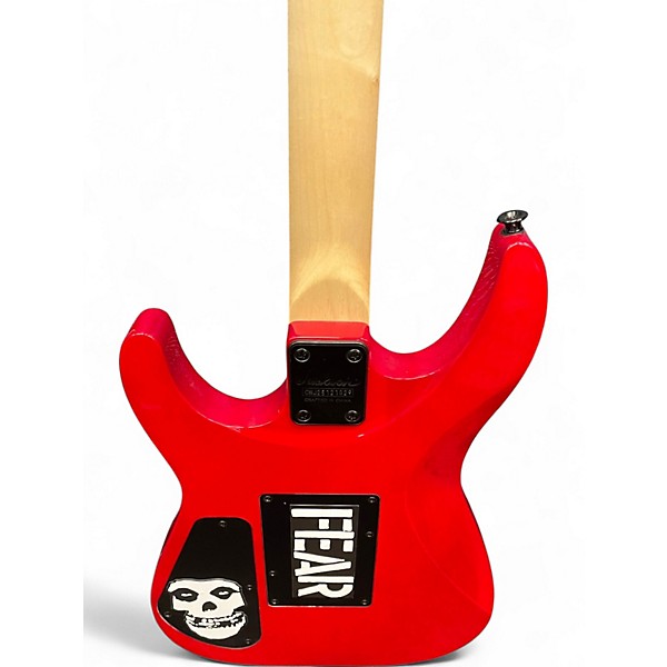Used Jackson JS34Q Dinky Red Solid Body Electric Guitar