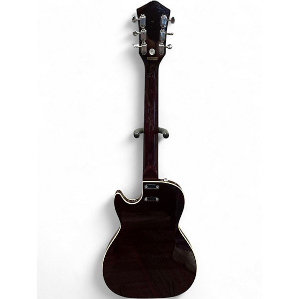 Used Silvertone 1423 RSFB Redburst Solid Body Electric Guitar