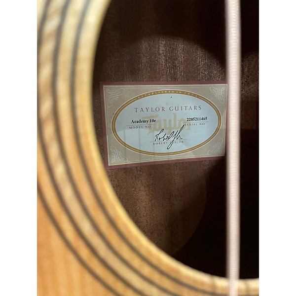 Used Taylor Academy 10E Natural Acoustic Electric Guitar