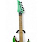 Used Ibanez RGR5220M Transparent Forrest Green Solid Body Electric Guitar