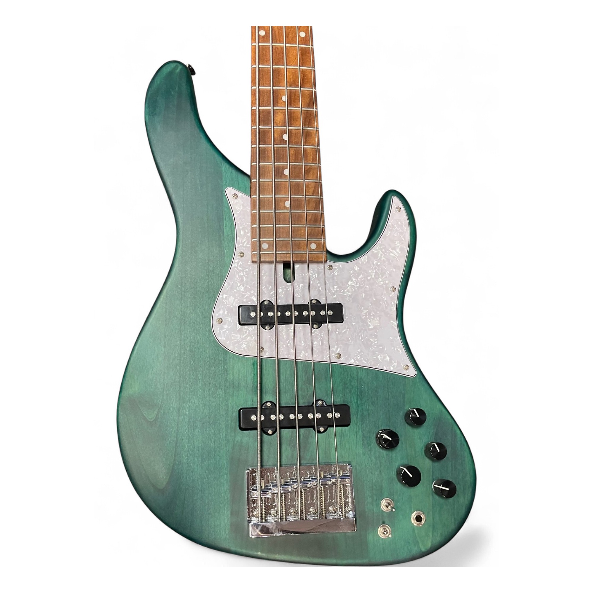 Used Bacchus WL-5 HJ FREAKS Green Electric Bass Guitar Green