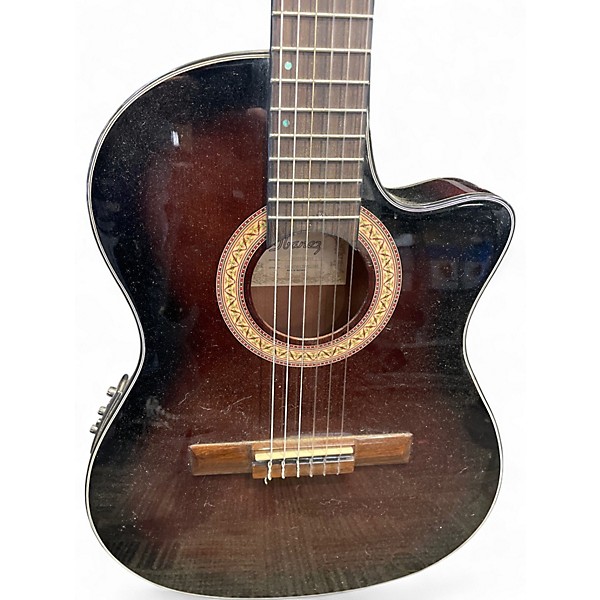 Used Ibanez GA35TCE Brown Acoustic Electric Guitar