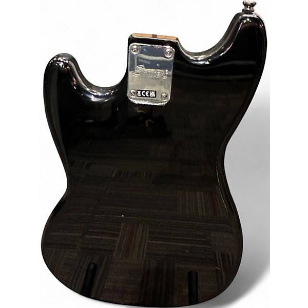 Used Squier Bronco Black Electric Bass Guitar