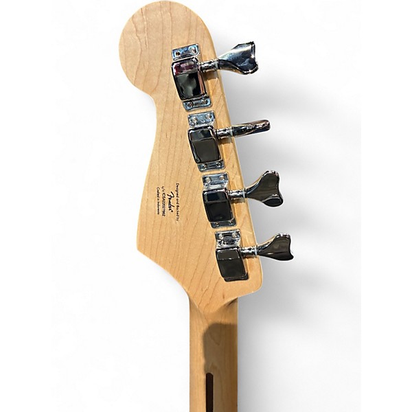 Used Squier Bronco Black Electric Bass Guitar