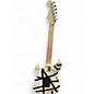 Used EVH Striped Series Black and White Solid Body Electric Guitar