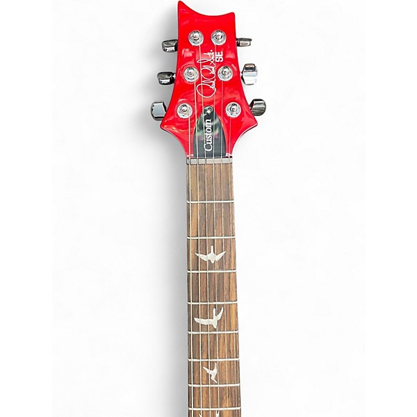 Used PRS SE Custom 24 Crimson Red Burst Solid Body Electric Guitar