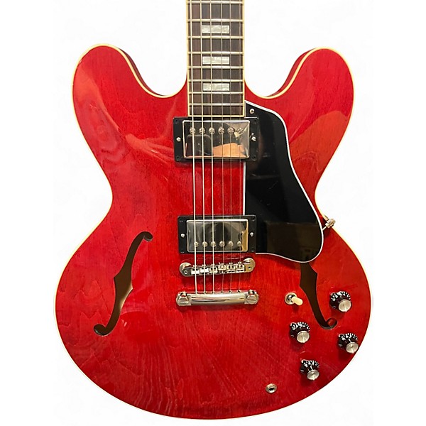 Used Gibson ES335 Cherry Hollow Body Electric Guitar