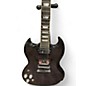 Used Gibson SG Modern Left Handed Trans Black Solid Body Electric Guitar