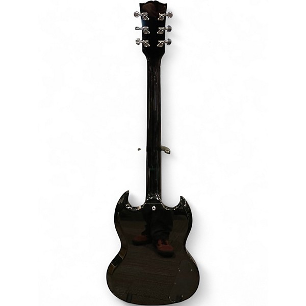 Used Gibson SG Modern Left Handed Trans Black Solid Body Electric Guitar