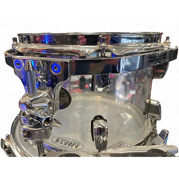 Used TAMA 5 Piece Silverstar Mirage Acrylic Drum Kit