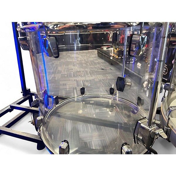 Used TAMA 5 Piece Silverstar Mirage Acrylic Drum Kit