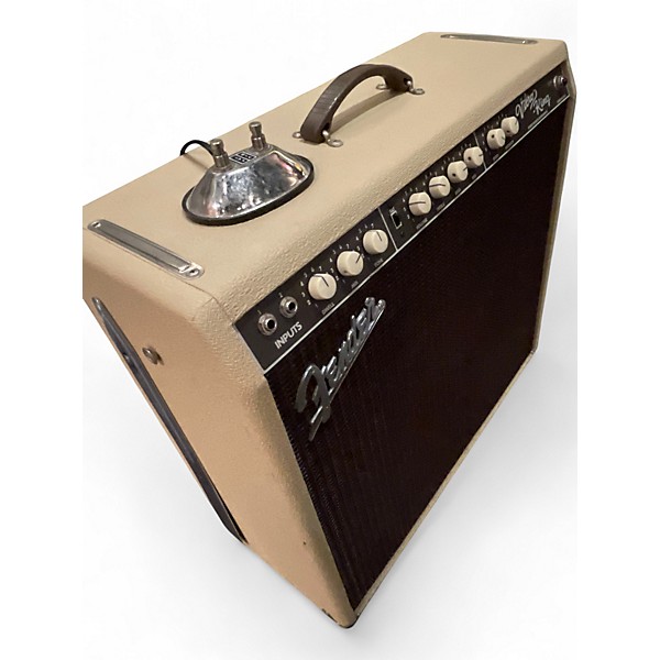 Vintage 1996 Fender Vibro King Custom 60W 3x10 Tube Guitar Combo Amp