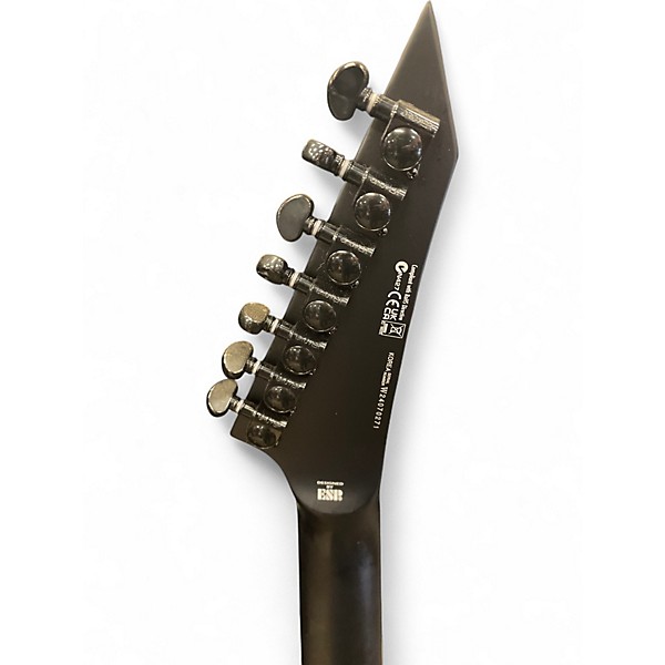Used ESP LTD M1007B 7 String Charcoal Burst Satin Solid Body Electric Guitar