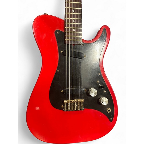 Vintage 1980s Fender BULLET Dakota Red Solid Body Electric Guitar