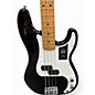 Used Fender Player Precision Bass Black Electric Bass Guitar