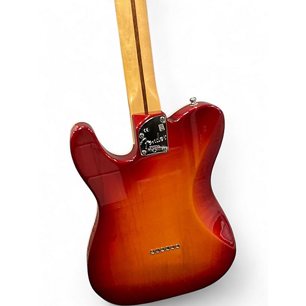Used Fender American Deluxe Telecaster Cherry Sunburst Solid Body Electric Guitar